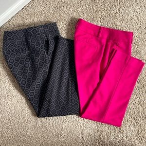 Banana Republic trousers bundle. Size 00P.